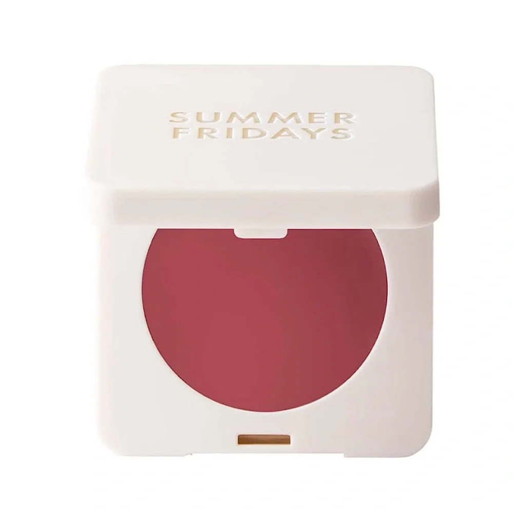 Summer Fridays☁️Blush Butter Balm Hydrating Peptide Cream Blush- Dusty Rose NIB